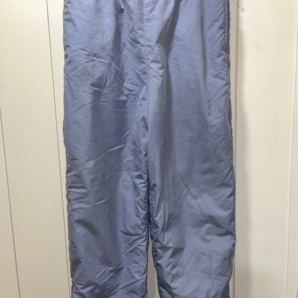 LL Bean kids snowpants fleece lining , lavender color . Size 14-16.